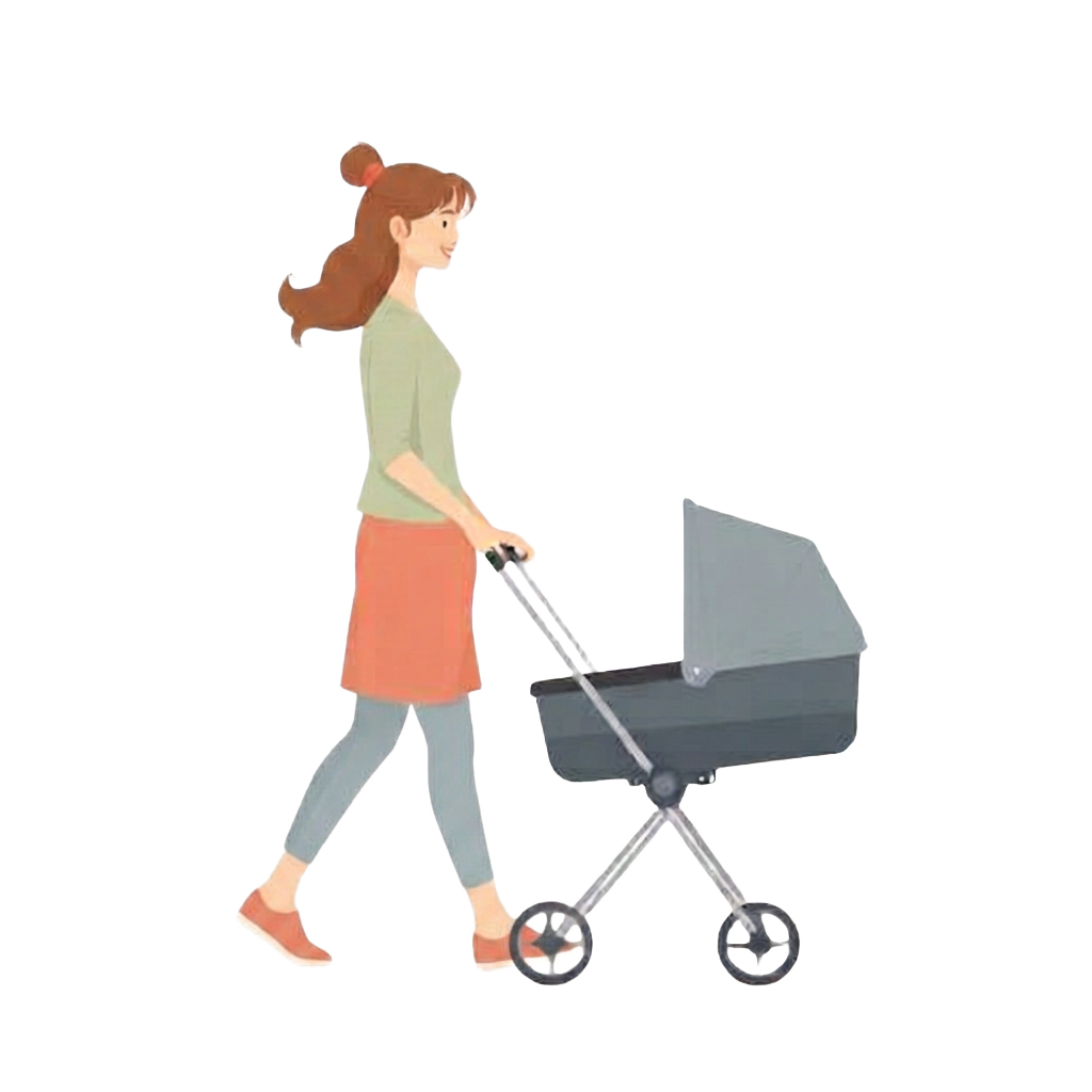 Pasear con el stroller/cochecito